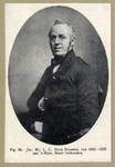 105082 Portret van jhr. mr. L.C. Hora Siccama , geboren 1807, waardijn van de Rijksmunt te Utrecht (1842-1878), ...